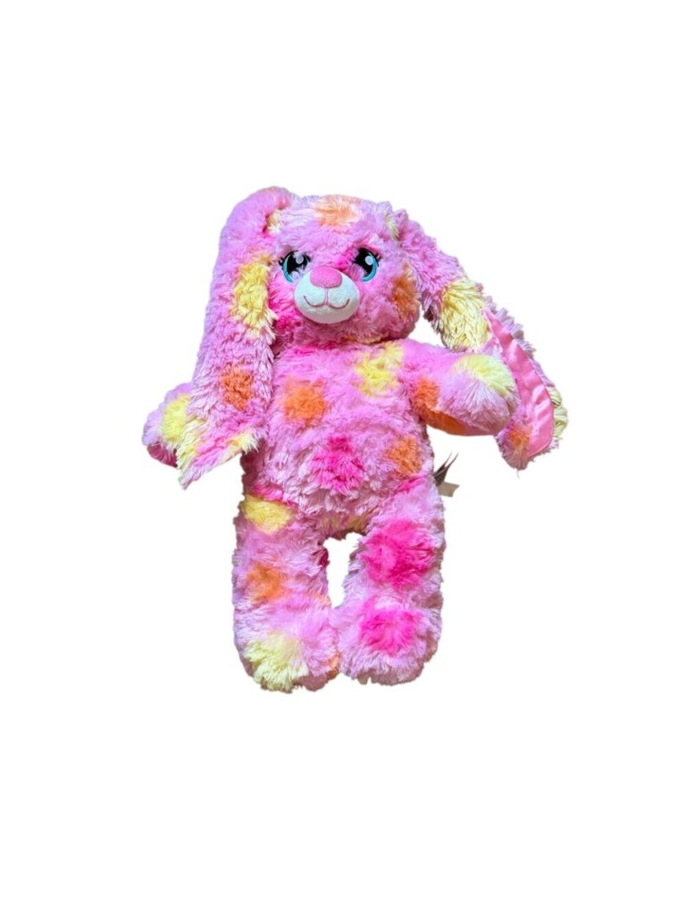 Build-a-Bear Plush Pink Bunny With Polka Dots-16 in-GUC